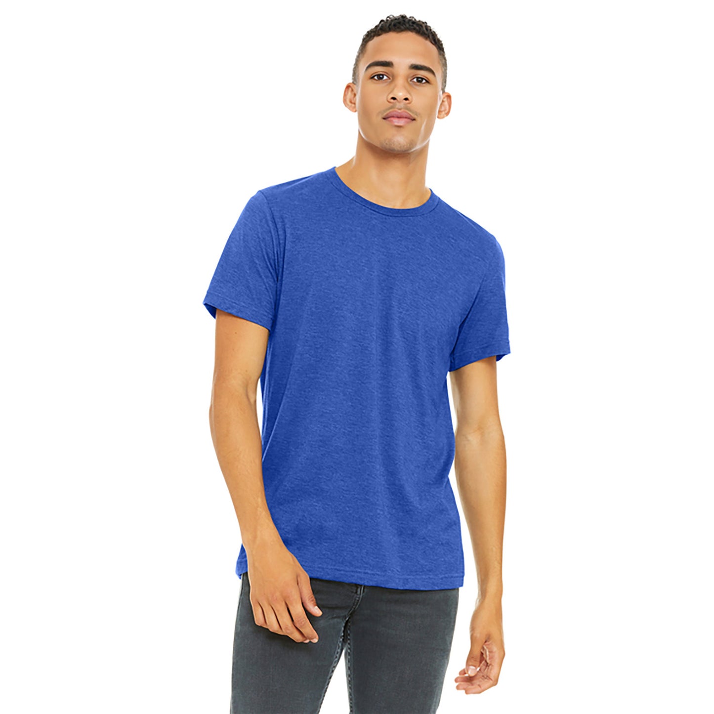 BELLA + CANVAS HEATHER CVC SHORT SLEEVE TEE