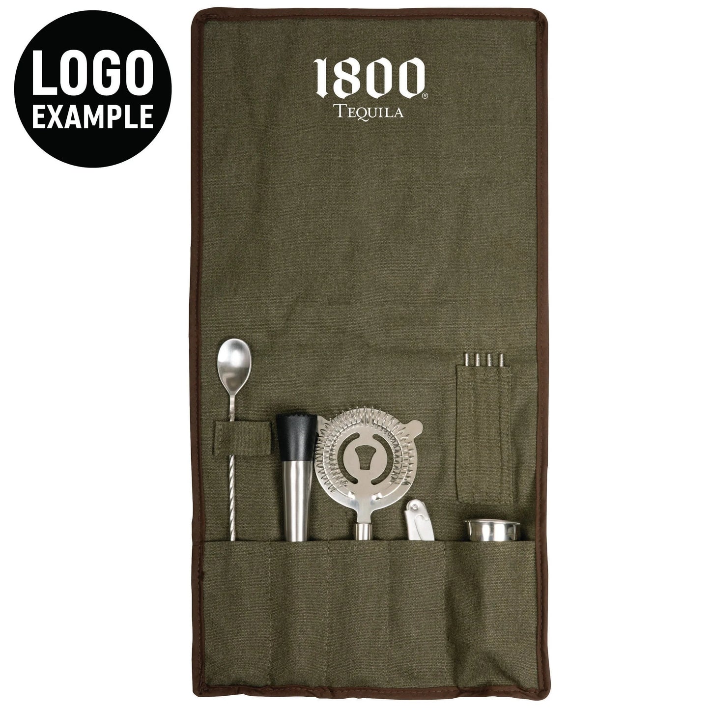 10-PIECE BAR TOOL ROLL UP KIT