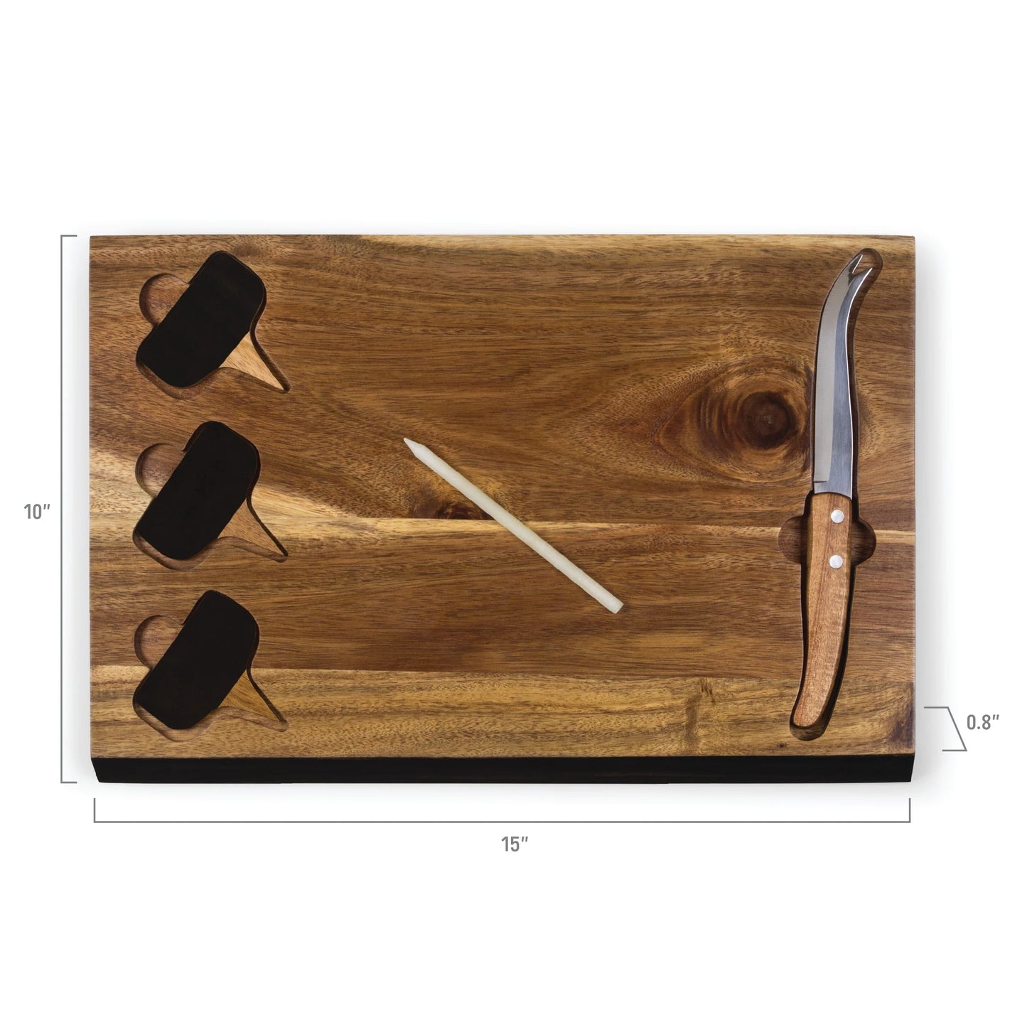 ACACIA CHEESE CUTTING BOARD & TOOLS SET