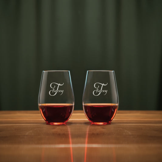 STEMLESS RED WINE GLASS