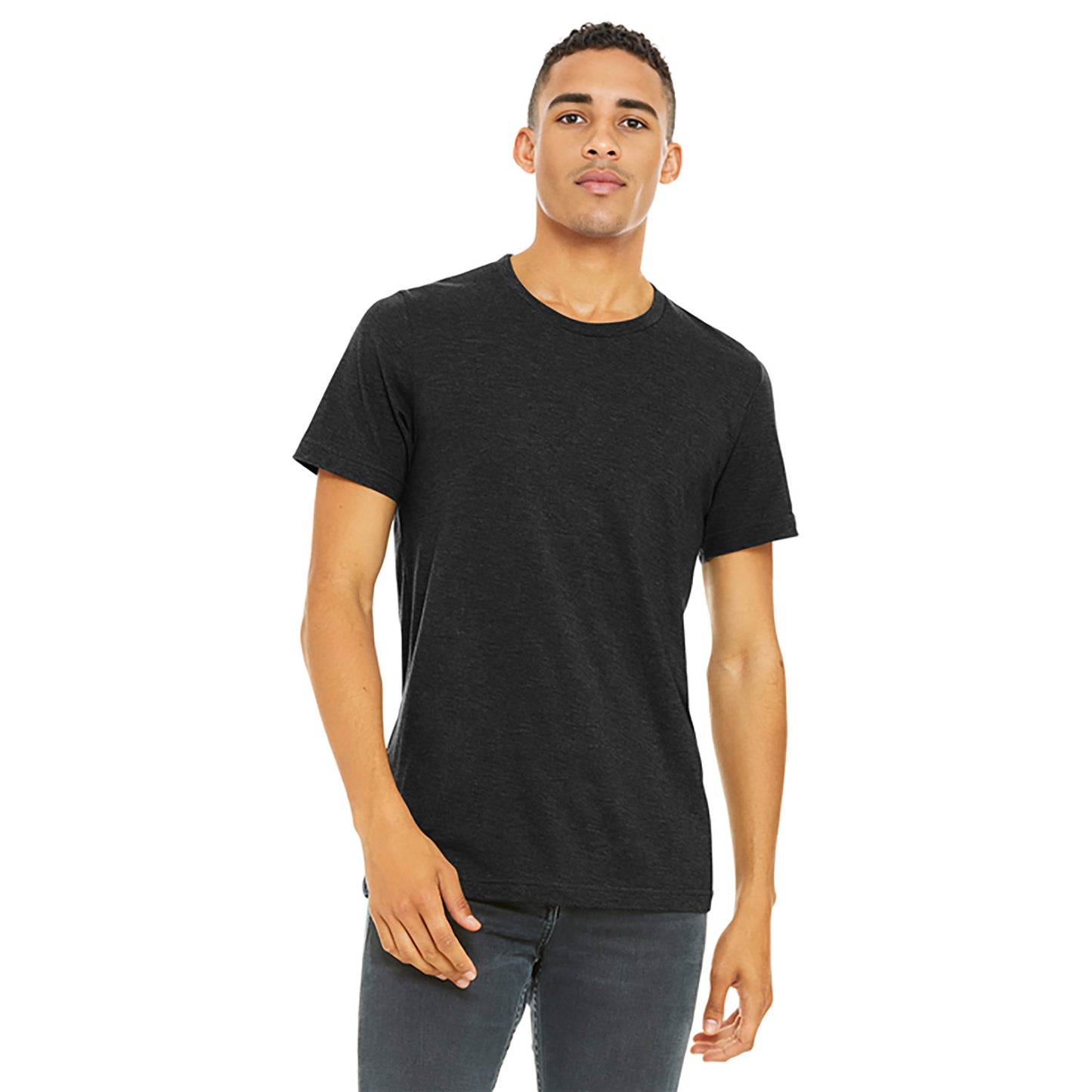 BELLA + CANVAS HEATHER CVC SHORT SLEEVE TEE