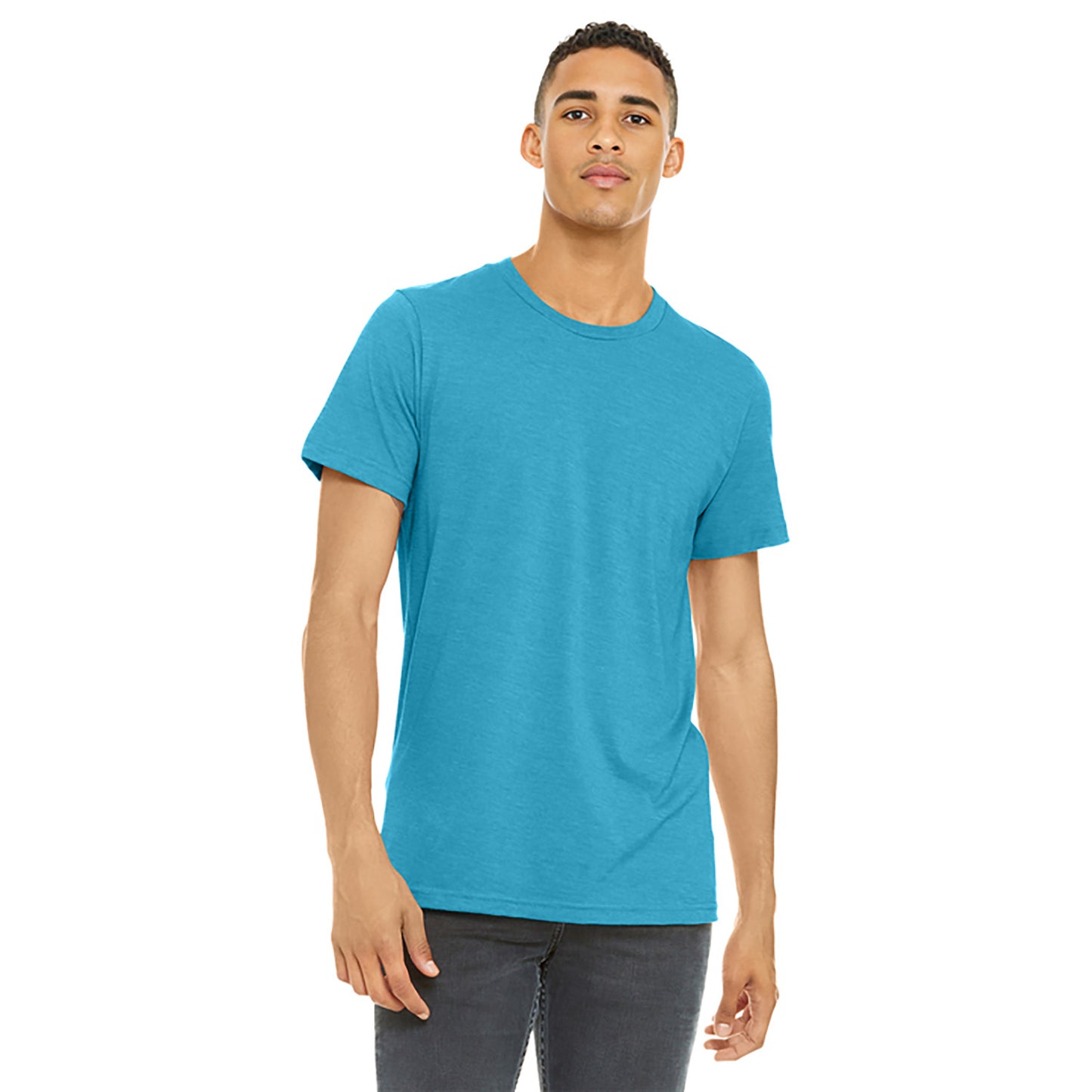 BELLA + CANVAS HEATHER CVC SHORT SLEEVE TEE
