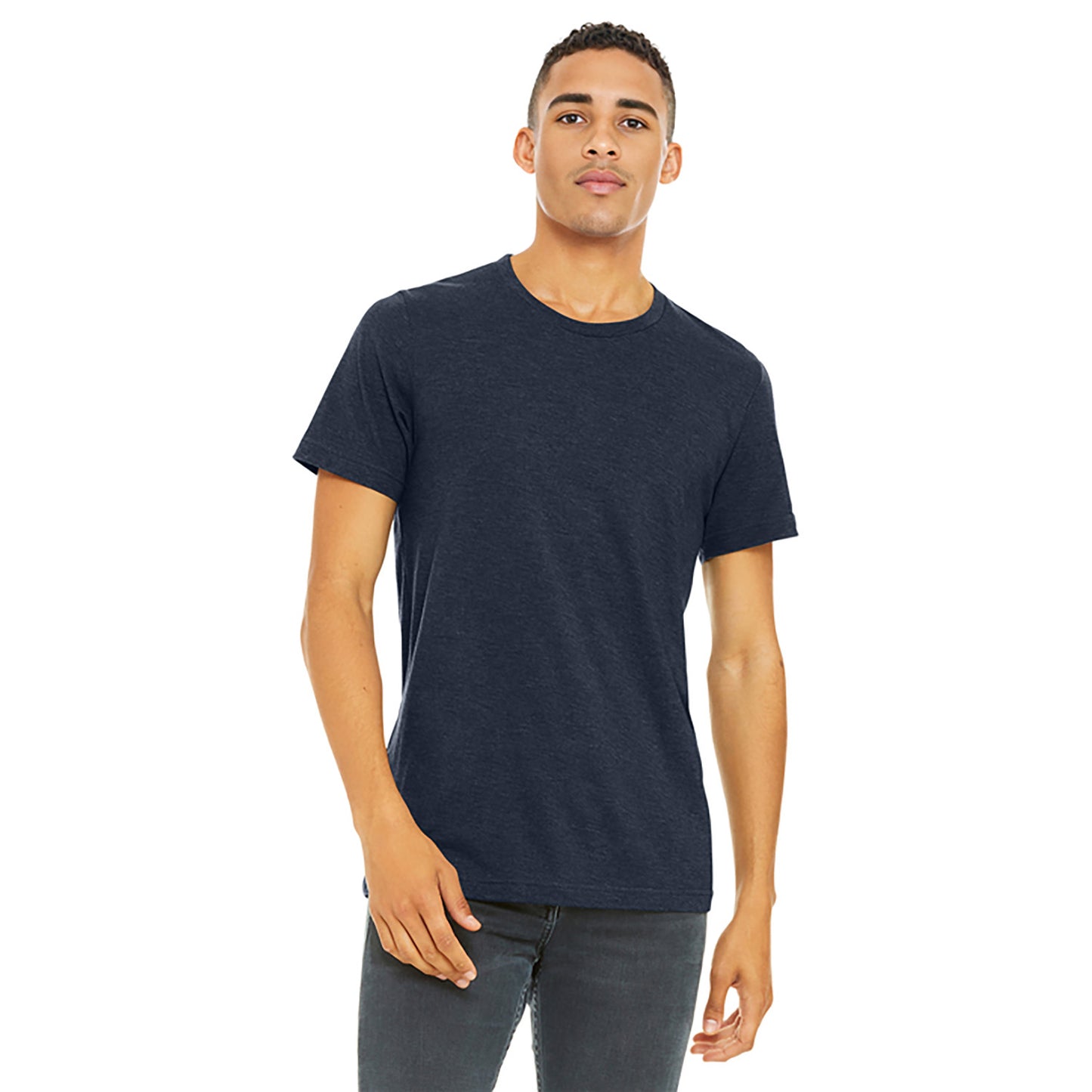 BELLA + CANVAS HEATHER CVC SHORT SLEEVE TEE