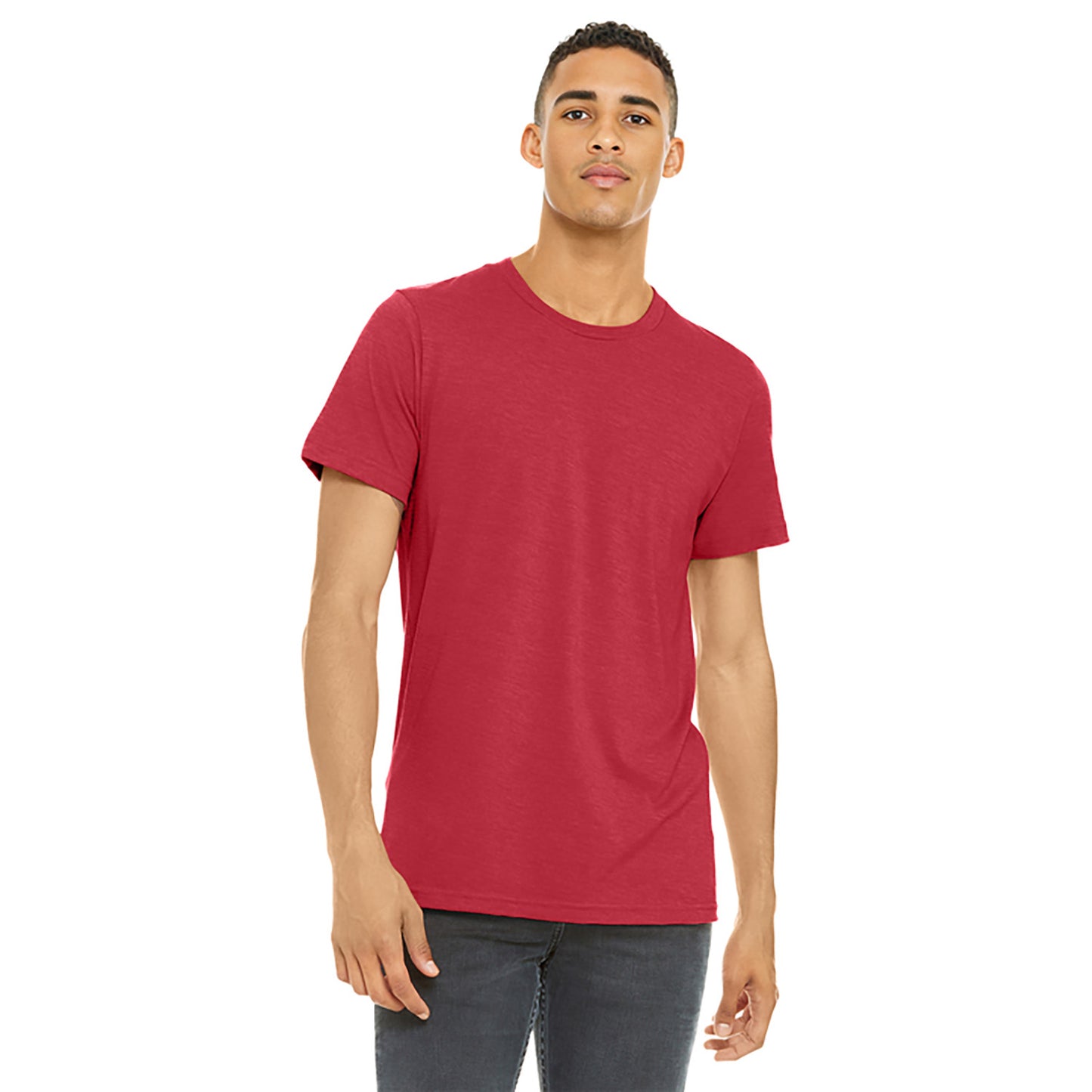 BELLA + CANVAS HEATHER CVC SHORT SLEEVE TEE