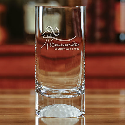 HIBALL GLASS 15oz - GOLF THEMED