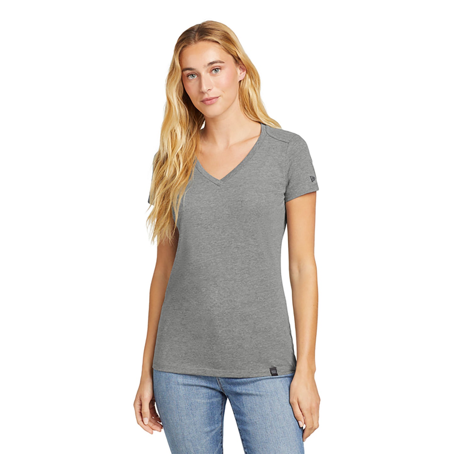 NEW ERA WOMEN'S HERITAGE BLEND V-NECK TEE