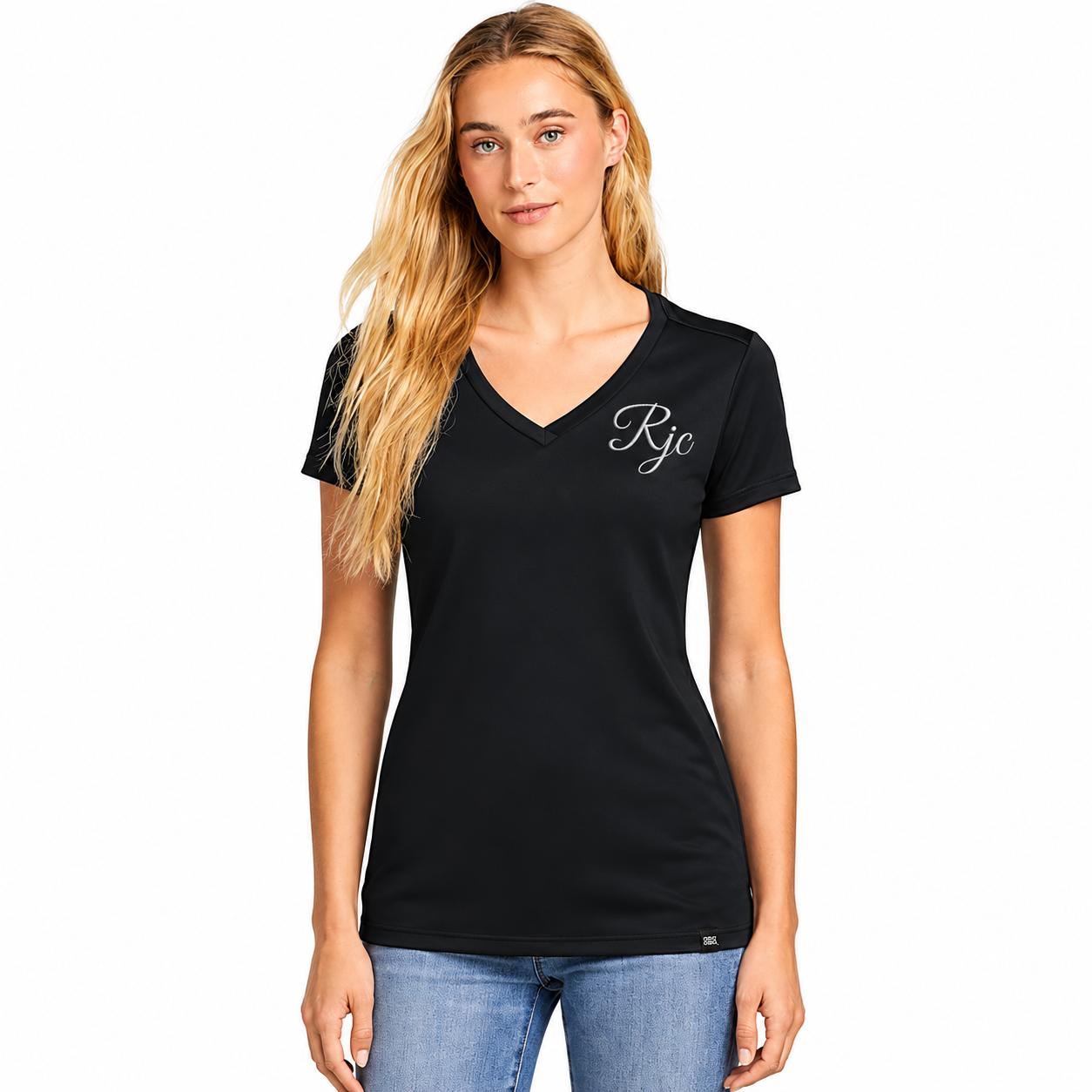 NEW ERA WOMEN'S HERITAGE BLEND V-NECK TEE