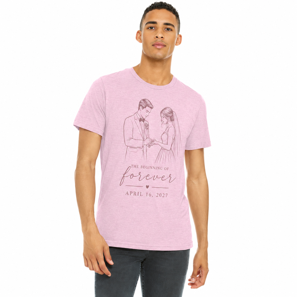 BELLA + CANVAS HEATHER CVC SHORT SLEEVE TEE