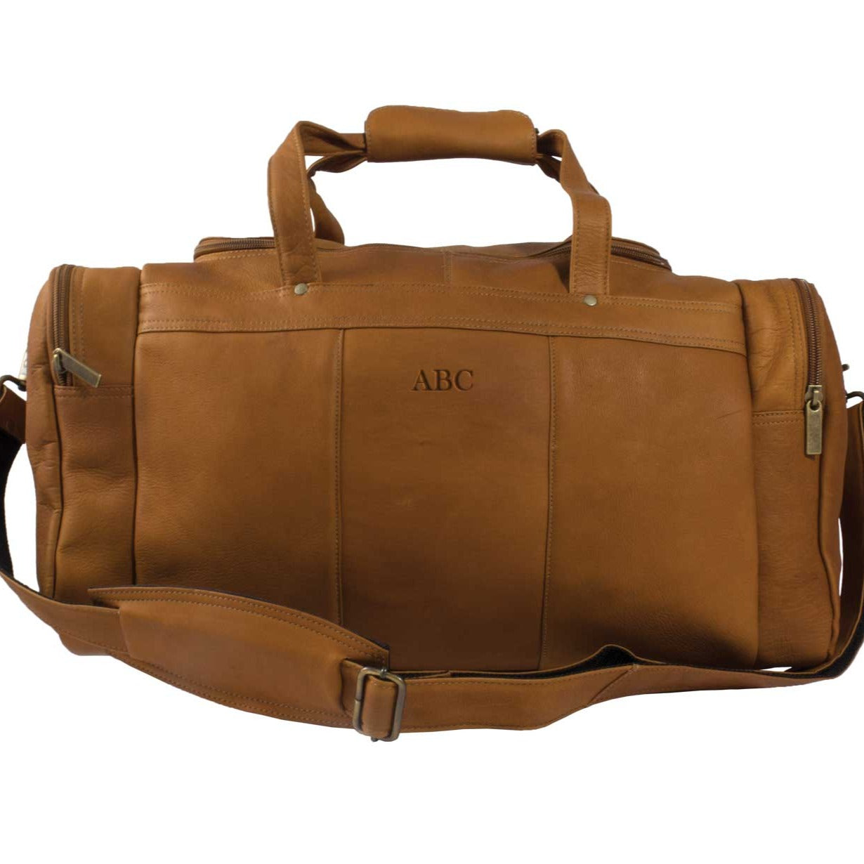 LEATHER DUFFLE BAG