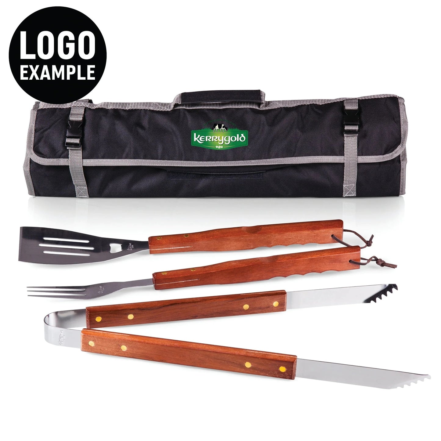 3-PIECE BBQ TOTE & GRILL SET