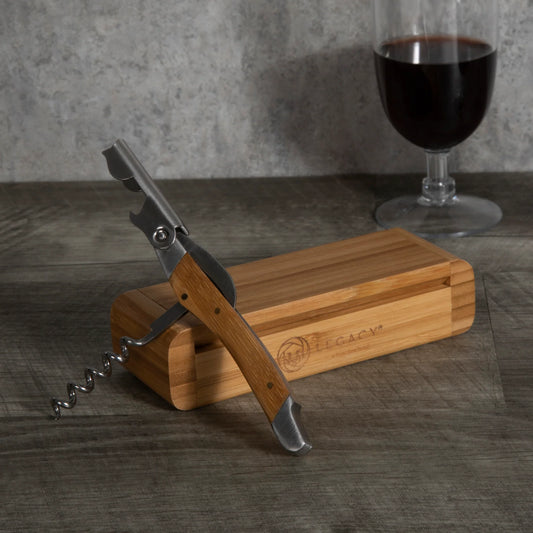 DELUXE CORKSCREW IN BAMBOO BOX