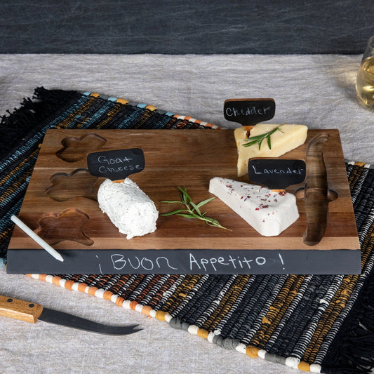 ACACIA CHEESE CUTTING BOARD & TOOLS SET