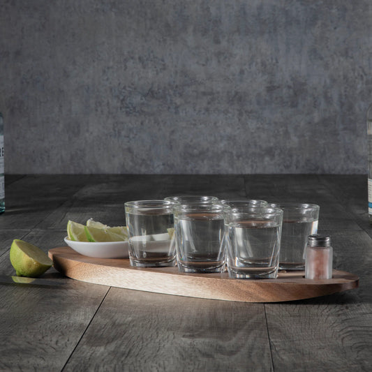 SHOT GLASS SERVING SET