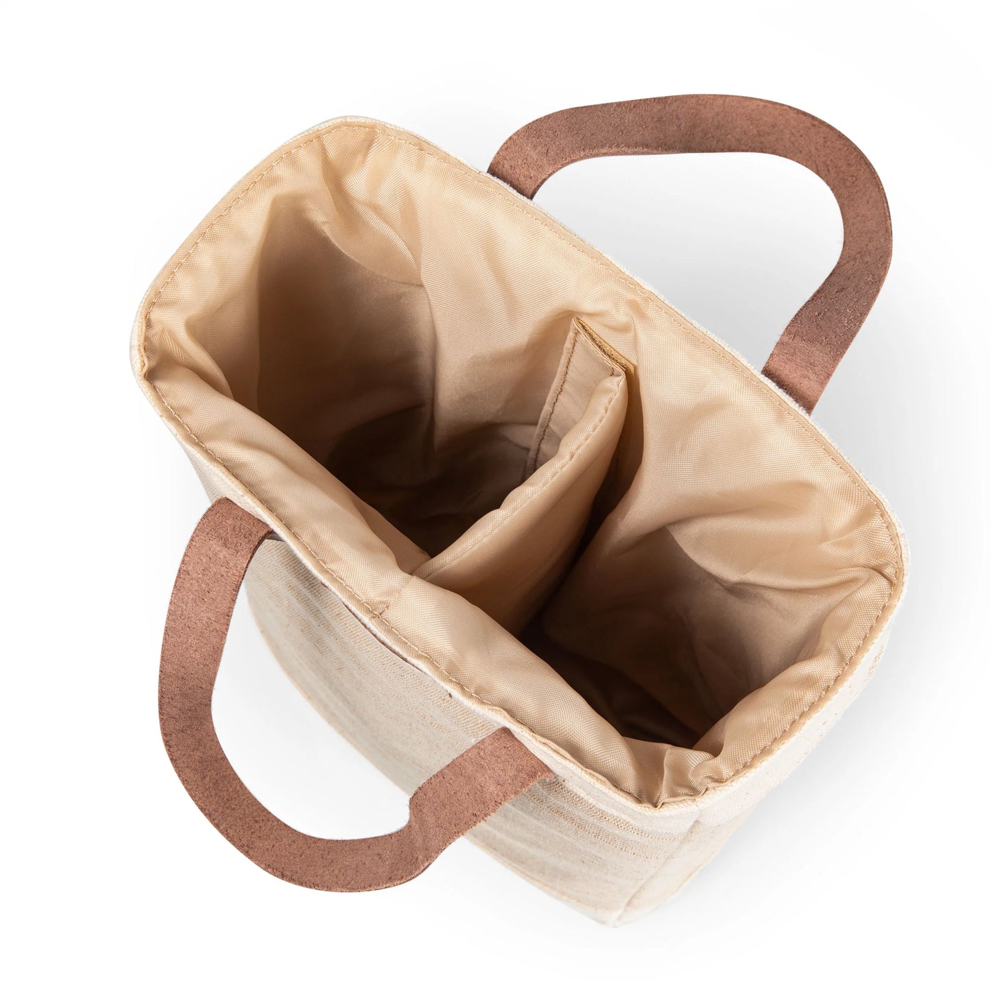 PINOT JUTE 2 BOTTLE INSULATED WINE BAG / TOTE