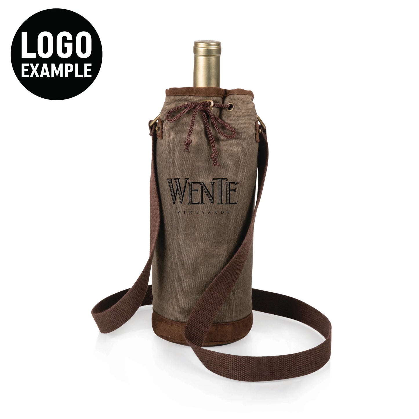 WAXED CANVAS WINE TOTE